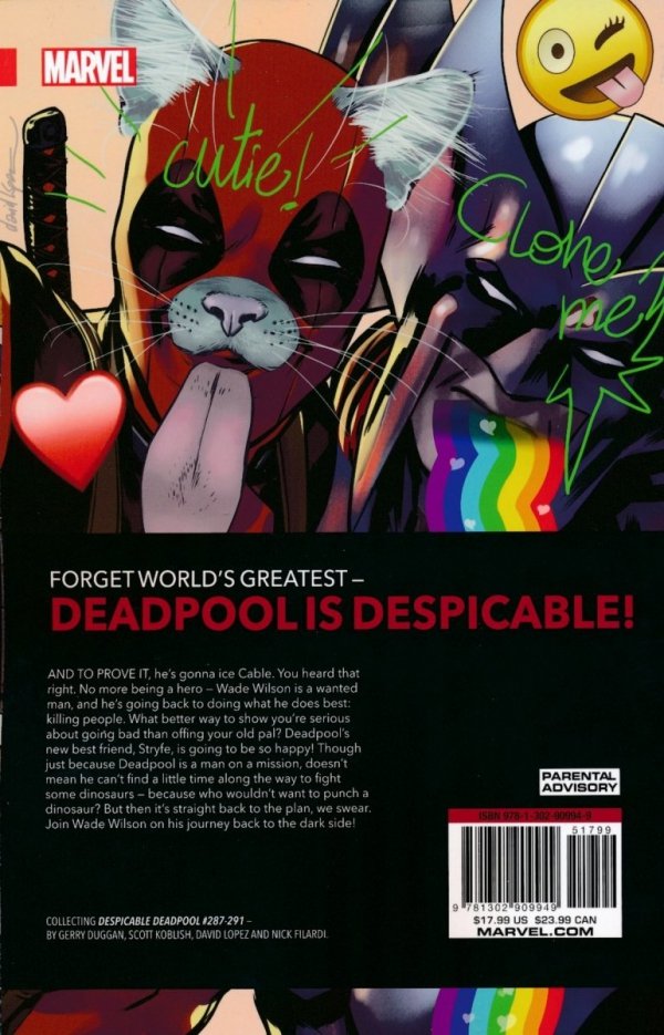 DESPICABLE DEADPOOL VOL 01 DEADPOOL KILLS CABLE TP [9781302909949] **promocja TOMY**