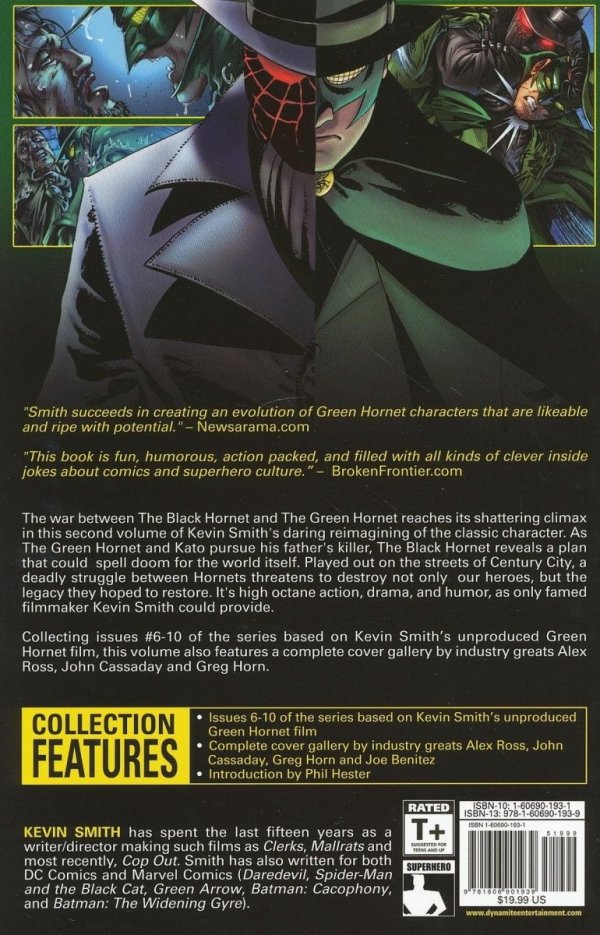 GREEN HORNET VOL 02 WEARING O THE GREEN TP [9781606901939] **promocja TOMY**