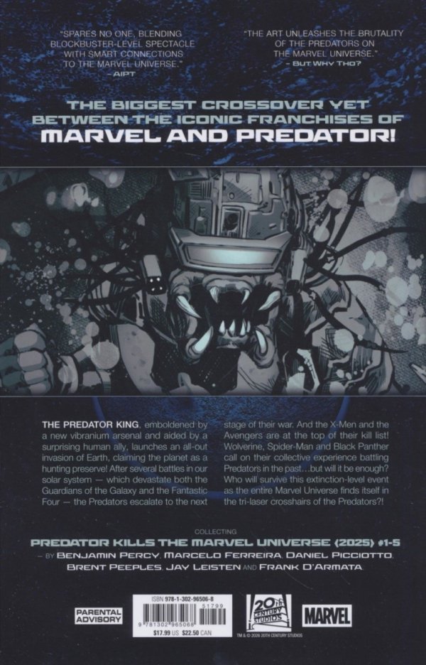 PREDATOR KILLS THE MARVEL UNIVERSE TP [9781302965068]