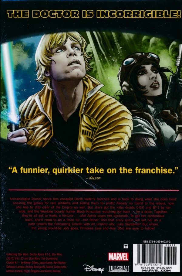 STAR WARS DOCTOR APHRA VOL 01 HC [GILLEN] [9781302913212] **promocja TOMY**