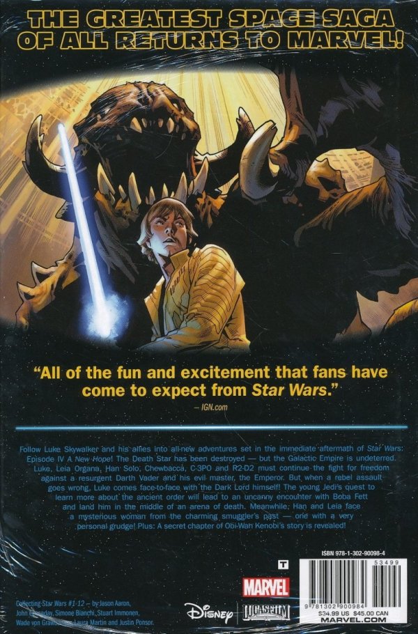 STAR WARS VOL 01 HC [STANDARD] [9781302900984]