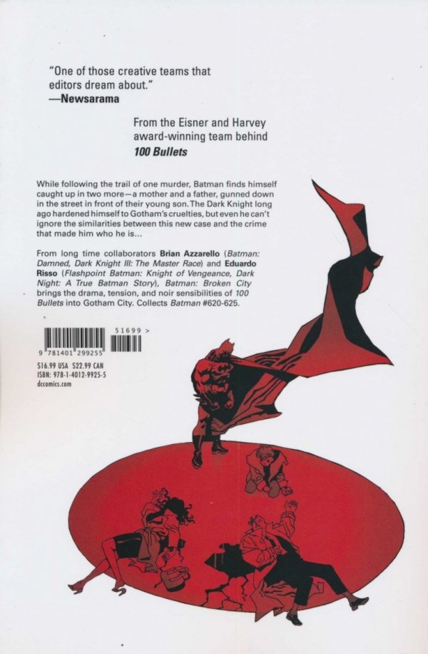 BATMAN BROKEN CITY TP [9781401299255]