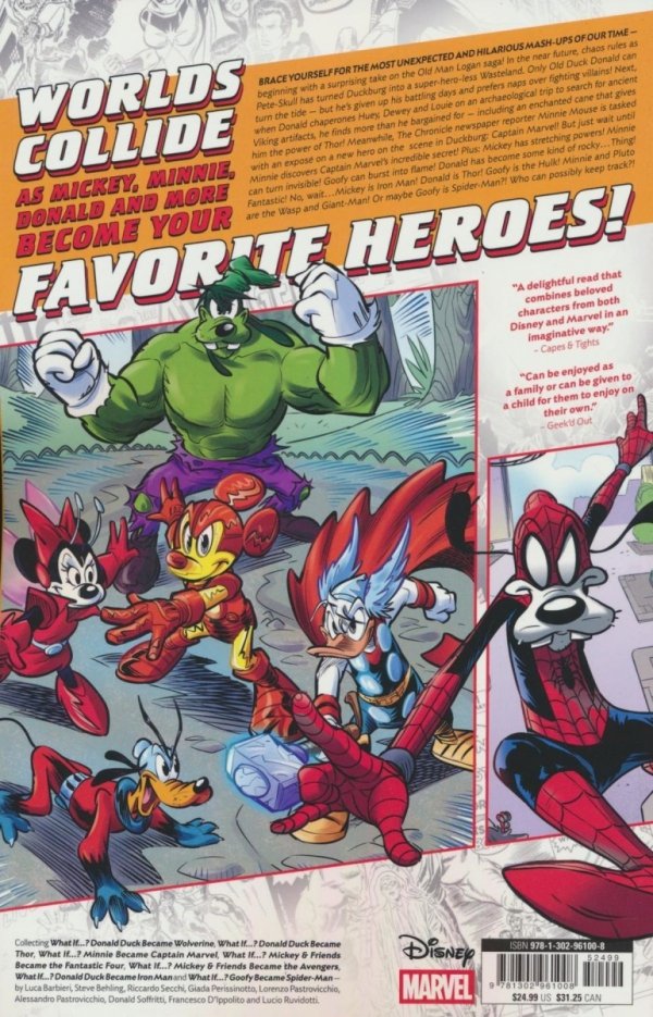MARVEL AND DISNEY WHAT IF TP [9781302961008]