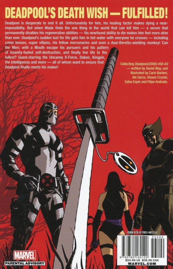 DEADPOOL THE COMPLETE COLLECTION BY DANIEL WAY VOL 04 TP [9780785160120] **PROMOCJA TOMY**