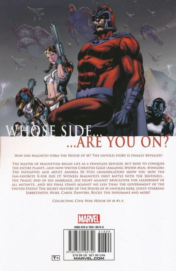 CIVIL WAR HOUSE OF M TP [9780785195740] **PROMOCJA TOMY**