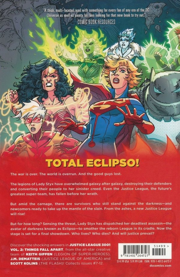 JUSTICE LEAGUE 3001 VOL 02 THINGS FALL APART TP [9781401264727]