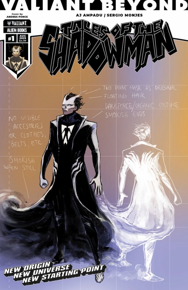 VALIANT BEYOND TALES OF THE SHADOWMAN #1 VARIANT D PONCE DESIGN VARIANT [73238818124700141]