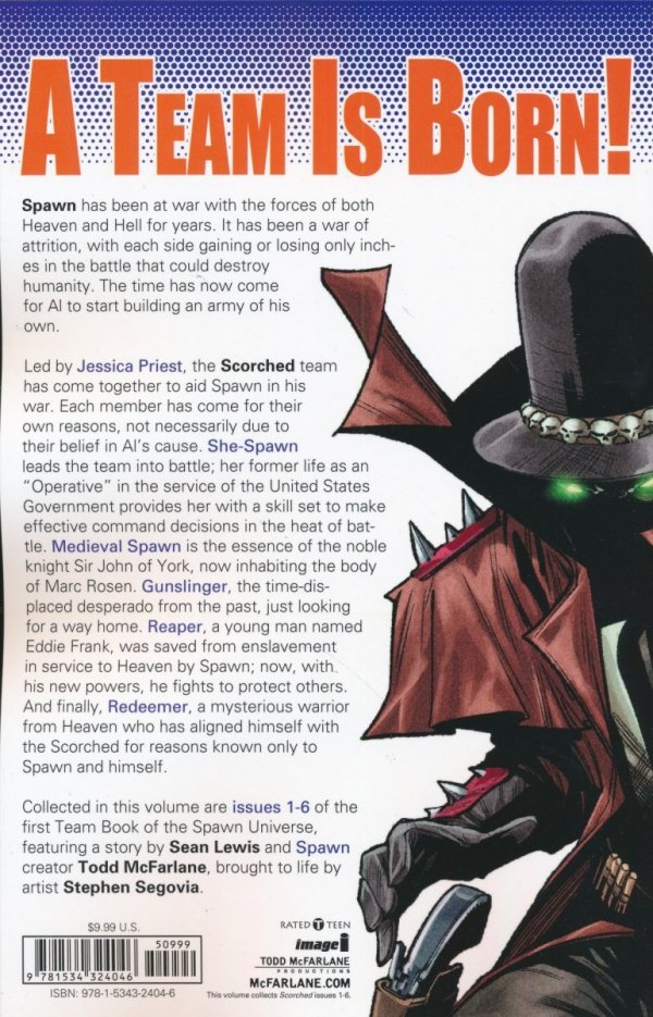 SPAWN SCORCHED VOL 01 TP [9781534324046]