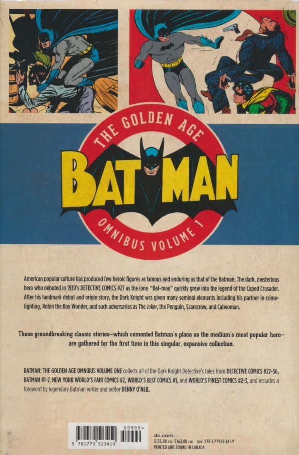 BATMAN THE GOLDEN AGE OMNIBUS VOL 01 HC [9781779523419] **promocja TOMY**