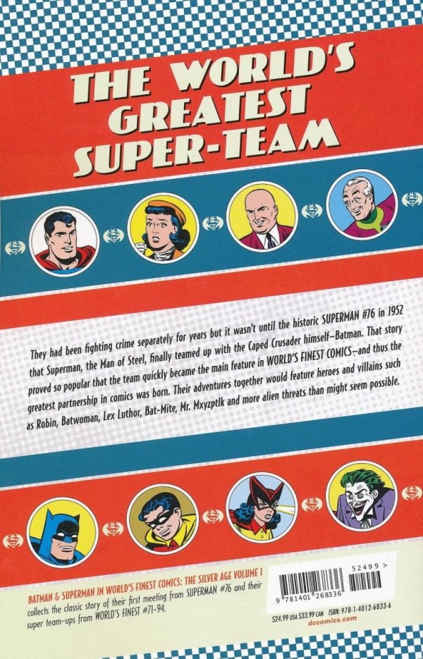 BATMAN AND SUPERMAN WORLDS FINEST THE SILVER AGE VOL 01 TP [9781401268336]