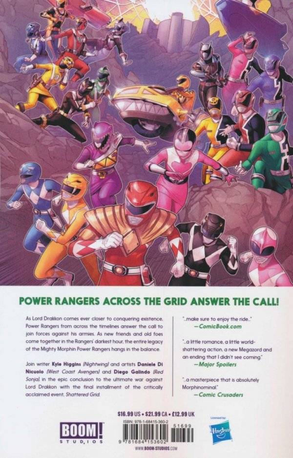 MIGHTY MORPHIN POWER RANGERS VOL 08 TP [9781684153602]