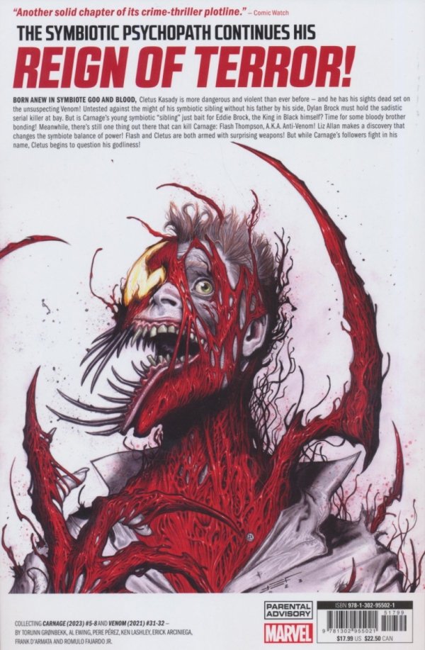 CARNAGE VOL 02 SYMBIOSIS NECROSIS TP [9781302955021]