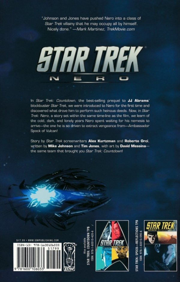 STAR TREK NERO TP [9781600106033]