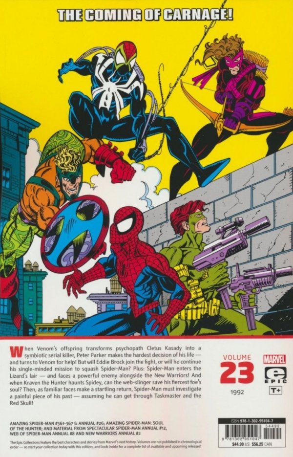 AMAZING SPIDER-MAN EPIC COLLECTION THE HERO KILLERS TP [9781302951047] **promocja TOMY**
