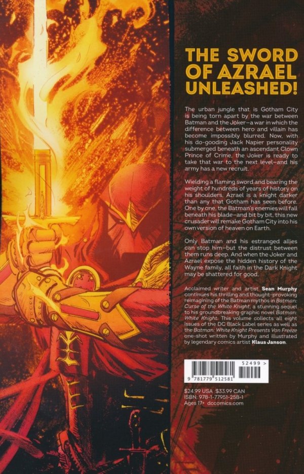 BATMAN CURSE OF THE WHITE KNIGHT TP [9781779512581]