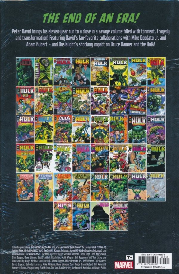 INCREDIBLE HULK BY PETER DAVID OMNIBUS VOL 04 HC [VARIANT] [9781302932923] **promocja TOMY**