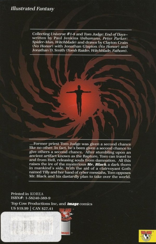 TOM JUDGE VOL 01 THE RAPTURE TP [9781582403892]