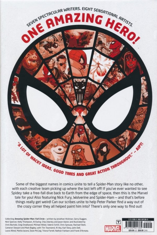 AMAZING SPIDER-MAN FULL CIRCLE HC [9781302921385] **promocja TOMY**