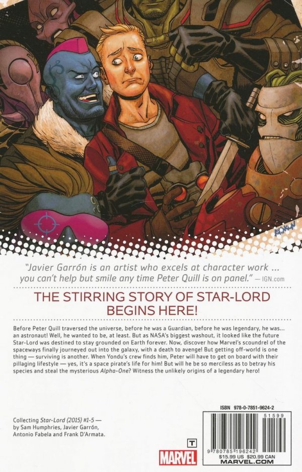 LEGENDARY STAR-LORD VOL 03 FIRST FLIGHT TP [9780785196242]