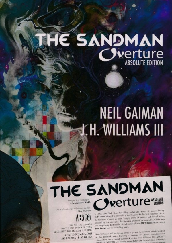 ABSOLUTE SANDMAN OVERTURE HC [9781401280475] **promocja TOMY**