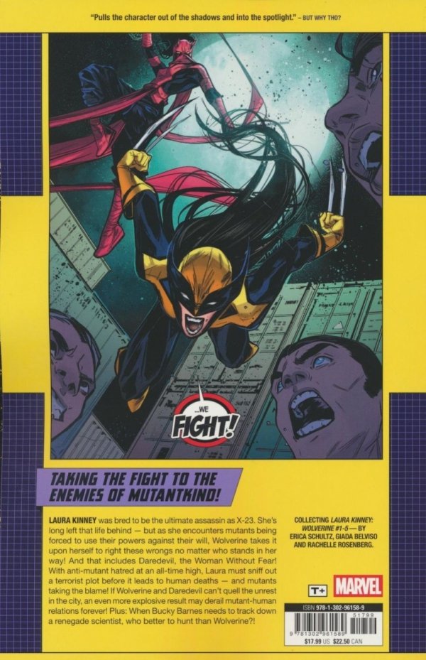 LAURA KINNEY WOLVERINE VOL 01 ONE-MUTANT ARMY TP [9781302961589]