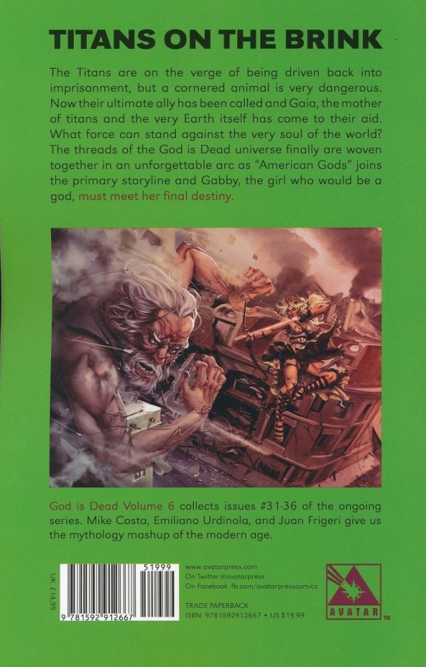 GOD IS DEAD VOL 06 TP [9781592912667]