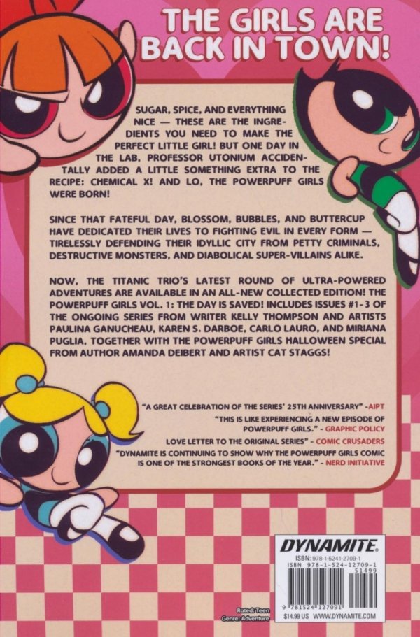 POWERPUFF GIRLS VOL 01 THE DAY IS SAVED TP [9781524127091]