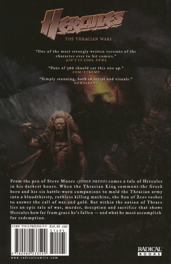 HERCULES THE THRACIAN WARS TP [9780980233599] **promocja TOMY**