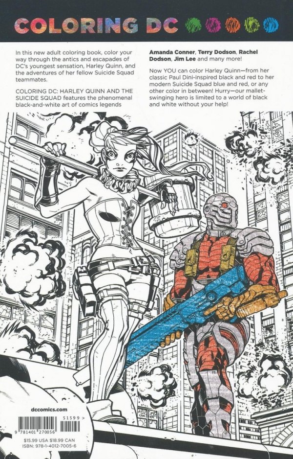 COLORING DC HARLEY QUINN AND THE SUICIDE SQUAD TP [9781401270056] **promocja TOMY**