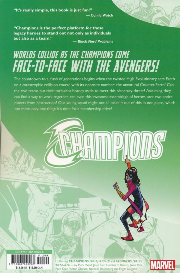 CHAMPIONS WORLDS COLLIDE TP [9781302923266]