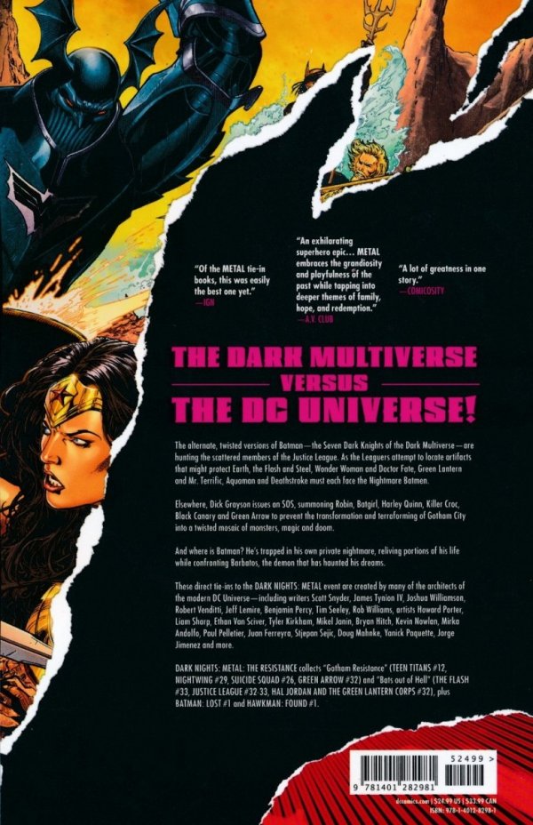 DARK NIGHTS METAL THE RESISTANCE TP [9781401282981] **promocja STOCK SALE**