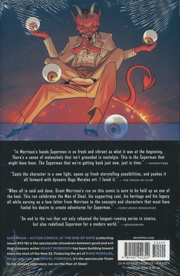 SUPERMAN ACTION COMICS VOL 03 AT THE END OF DAYS HC [9781401242329] **promocja TOMY**