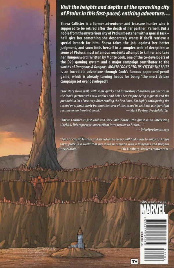 MONTE COOKS PTOLUS CITY BY THE SPIRE TP [9780785125914] **promocja TOMY**