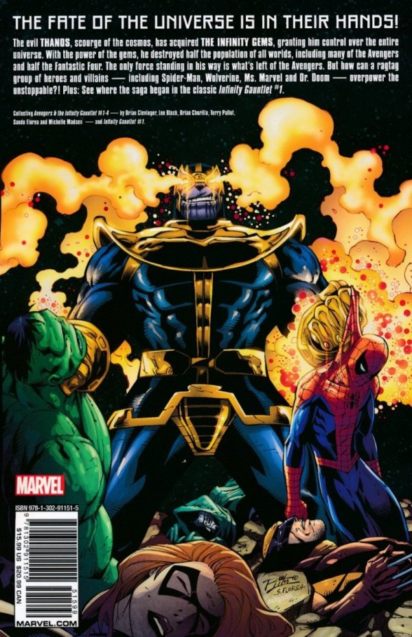 AVENGERS AND THE INFINITY GAUNTLET TP [9781302911515]