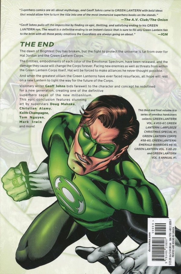 GREEN LANTERN BY GEOFF JOHNS OMNIBUS VOL 03 HC [9781401258207] **PROMOCJA TOMY**