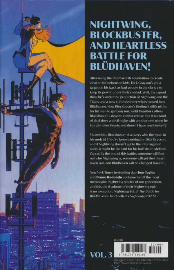 NIGHTWING VOL 03 THE BATTLE FOR BLUDHAVENS HEART HC [9781779520166]