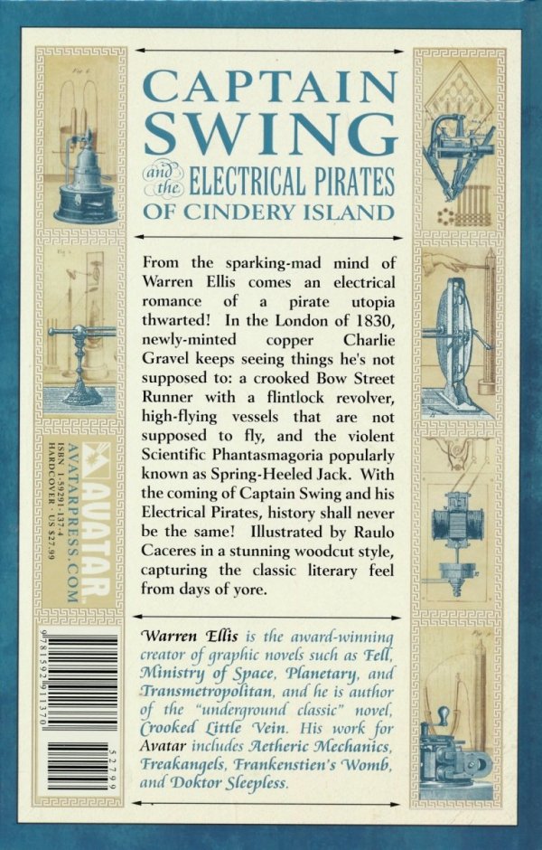 CAPTAIN SWING AND THE ELECTRICAL PIRATES OF CINDERY ISLAND HC [9781592911370] **promocja TOMY**