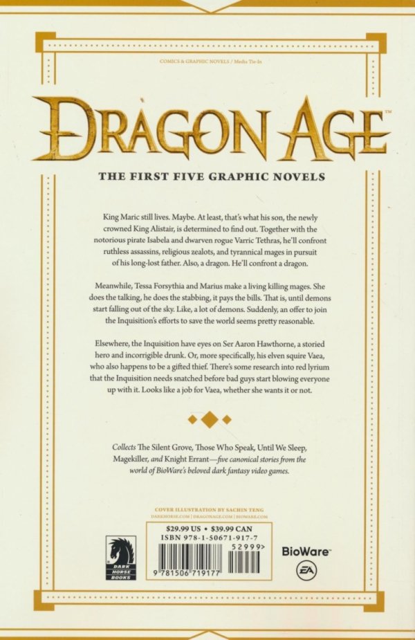 DRAGON AGE THE FIRST FIVE GRAPHIC NOVELS TP [9781506719177]