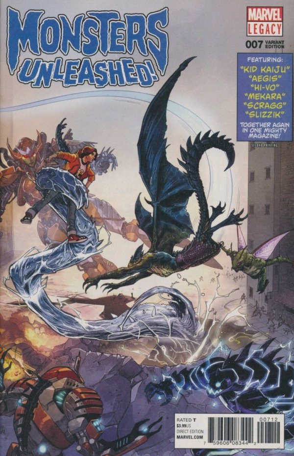 MONSTERS UNLEASHED [08344] #07 2ND PTG [75960608344200712]