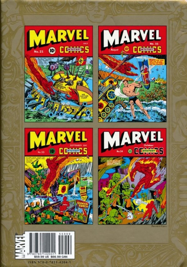 MARVEL MASTERWORKS GOLDEN AGE MARVEL COMICS VOL 06 HC [STANDARD] [9780785142041]
