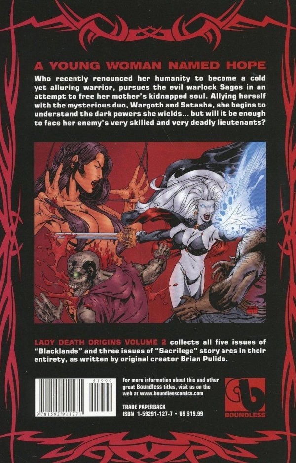 LADY DEATH ORIGINS VOL 02 TP [9781592911271]