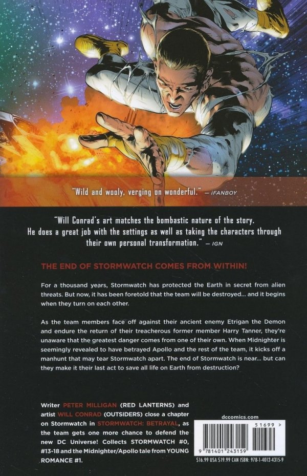 STORMWATCH VOL 03 BETRAYAL TP [9781401243159] **promocja TOMY**