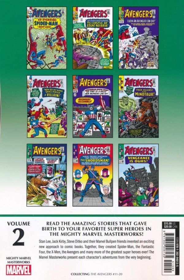 MIGHTY MARVEL MASTERWORKS THE AVENGERS THE OLD ORDER CHANGETH TP [STANDARD] [9781302946135]