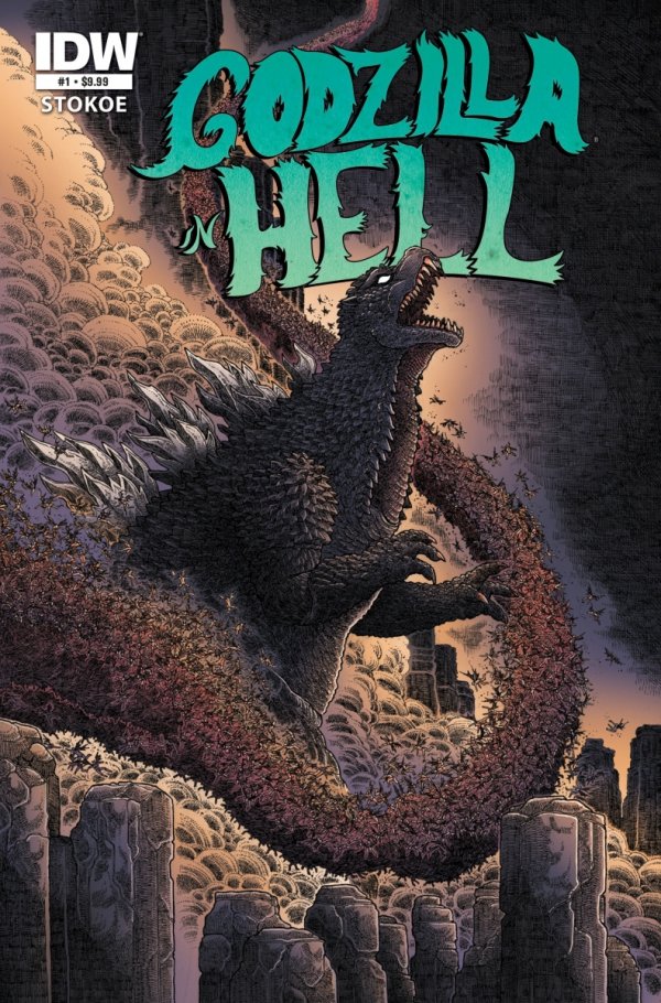 GODZILLA 70TH ANNIVERSARY FOIL CLASSICS GODZILLA IN HELL #1 COVER A STOKOE [82771403451600111]