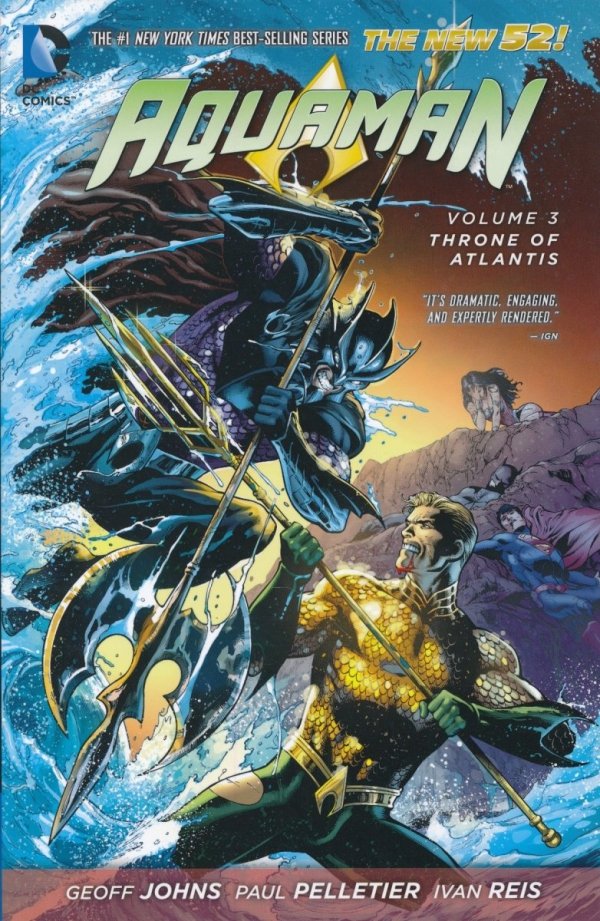 AQUAMAN VOL 03 THRONE OF ATLANTIS TP [9781401246952] **promocja TOMY**