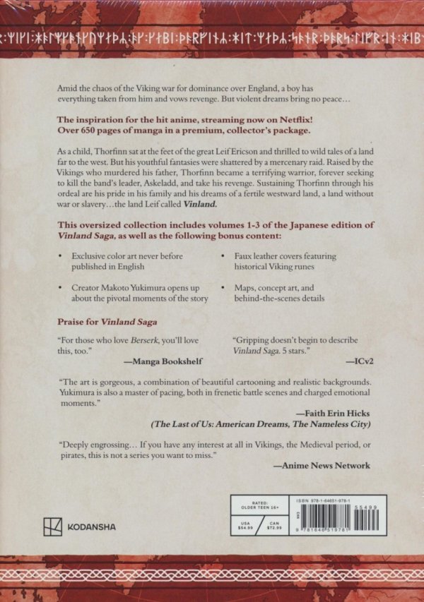 VINLAND SAGA DELUXE VOL 01 HC [9781646519781] **promocja TOMY**