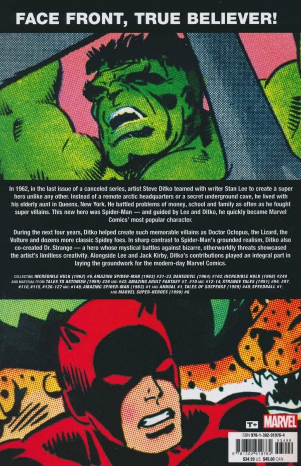 MARVEL VISIONARIES STEVE DITKO TP [9781302919764]