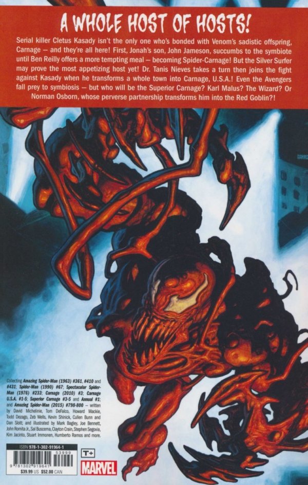 SPIDER-MAN THE MANY HOSTS OF CARNAGE TP [9781302919641]