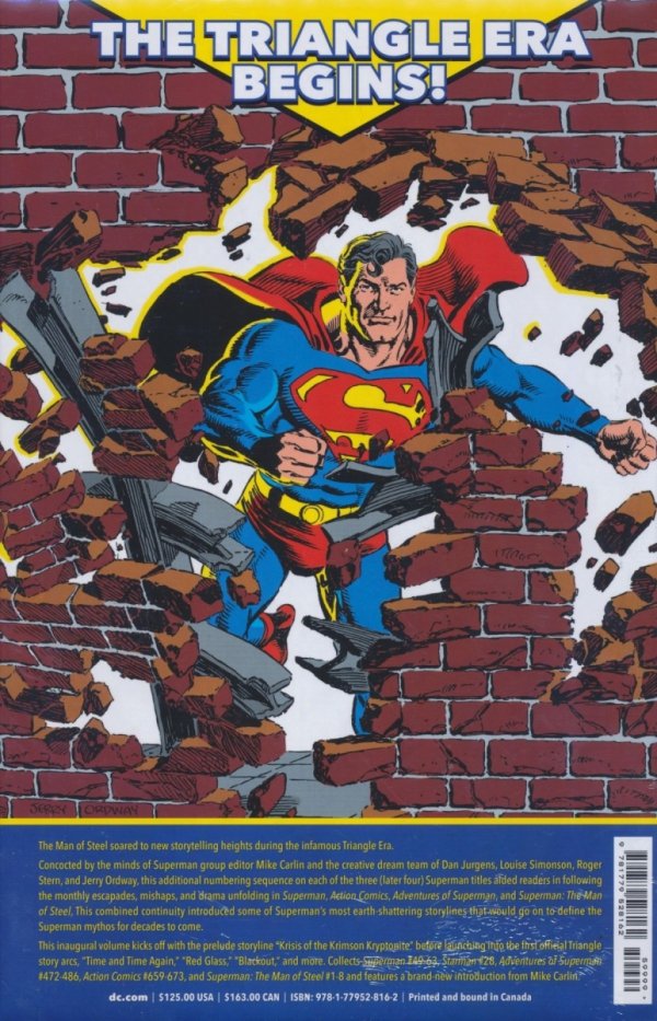 SUPERMAN THE TRIANGLE ERA OMNIBUS VOL 01 HC [9781779528162] **PROMOCJA RABAT 10%**