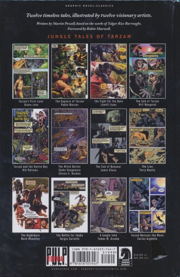 EDGAR RICE BURROUGHS JUNGLE TALES OF TARZAN HC [9781616557447]
